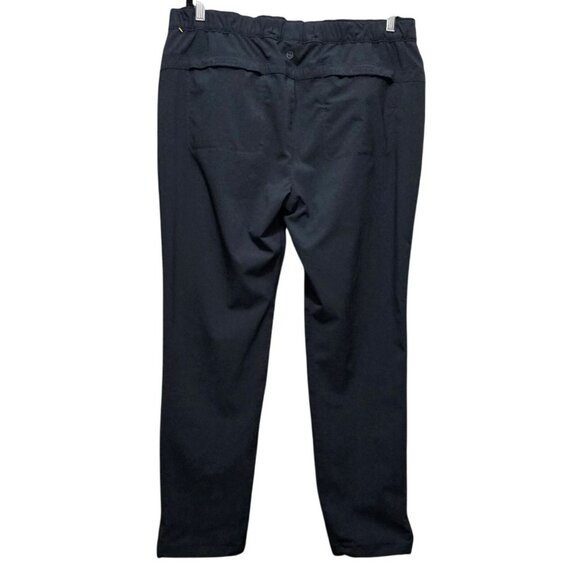 Eddie Bauer Womens Black Pull-On Straight-Leg Pants With Elastic Waist & Pockets - Picture 2 of 13